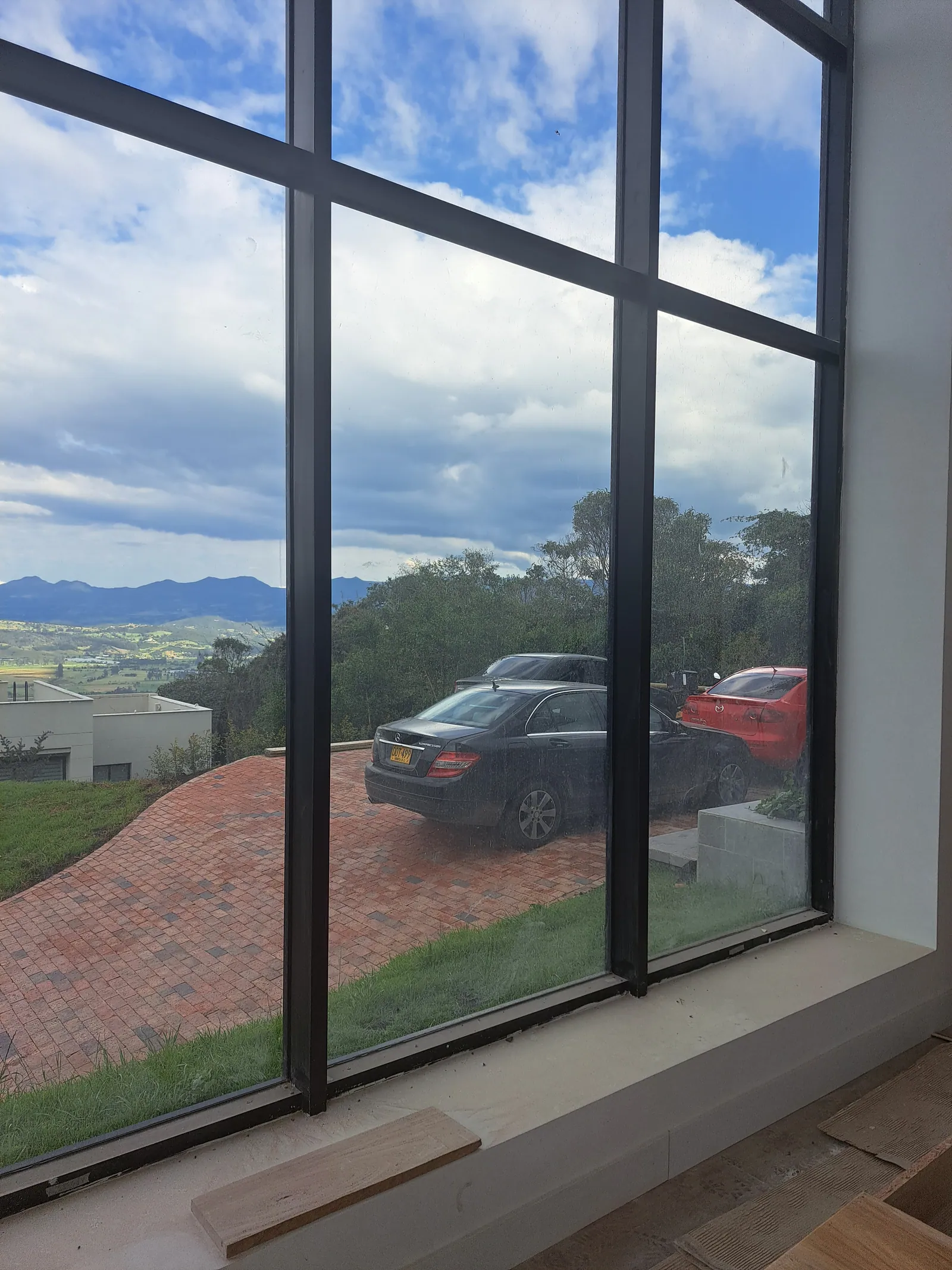 Fachadas, instalación en obra