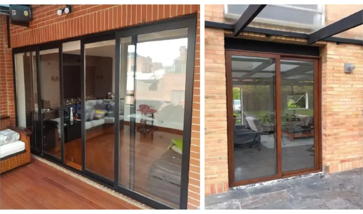 Puertas corredizas en aluminio y vidrio — ALUGANT, imagen 8